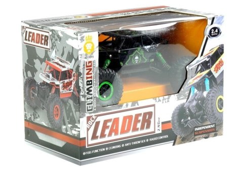 SAMOCHÓD ZDALNIE STEROWANY AUTO RC TERENOWY ROCK CRAWLER 1:18 4X4 PILOT 2.4G ZIELONY