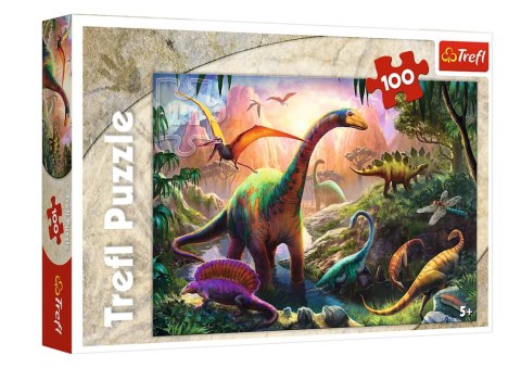 Puzzle - 100 - Świat dinozaurów - Trefl 16277