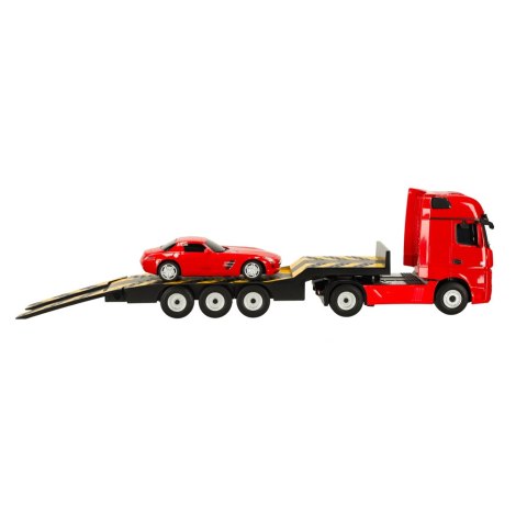 SAMOCHÓD ZDALNIE STEROWANY CIĘŻARÓWKA RC MERCEDES-BENZ ACTROS 1:26 LAWETA PILOT