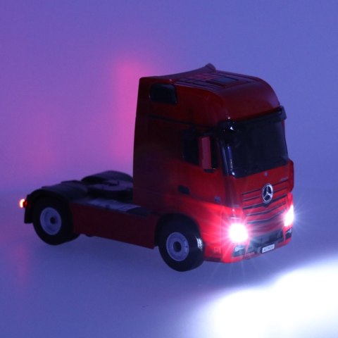 SAMOCHÓD ZDALNIE STEROWANY CIĘŻARÓWKA RC MERCEDES-BENZ ACTROS 1:26 LAWETA PILOT