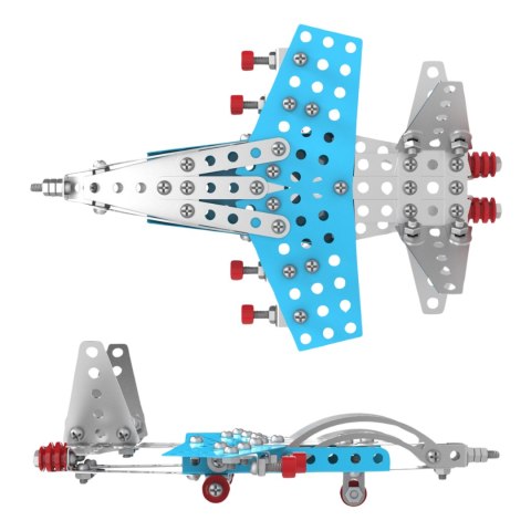 UZestaw Konstrukcyjny Metalowy Szybowiec Do Składania Konstruktor 176 El