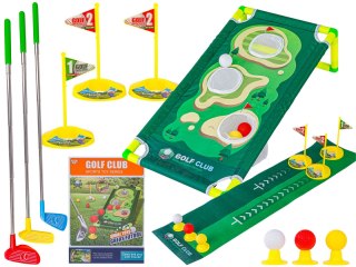 Mini golf Zestaw dla dzieci do gry w mini golfa Plansza + Kije + Akcesoria