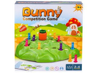 GRA PLANSZOWA RODZINNA WYŚCIGI KRÓLICZKÓW WYŚCIG PO MARCHEWKĘ BUNNY GAME