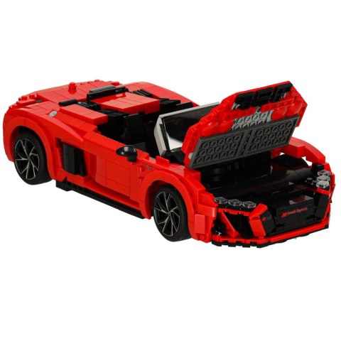 KLOCKI KONSTRUKCYJNE SAMOCHÓD AUDI R8 SPYDER 1:14 RASTAR 93800 ZESTAW 1440EL.