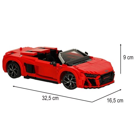 KLOCKI KONSTRUKCYJNE SAMOCHÓD AUDI R8 SPYDER 1:14 RASTAR 93800 ZESTAW 1440EL.