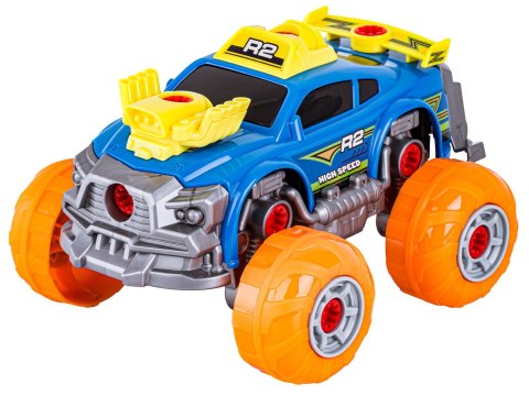 SAMOCHÓD DO ROZKRĘCANIA 3W1 TUNING MONSTER TRUCK WKRĘTARKA ZESTAW KONSTRUKCYJNY