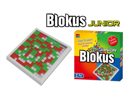 Strategiczna gra logiczna "BLOKUS JUNIOR" Układanka Plansza + Klocki