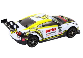 Auto Sportowe RC 1:16 Drift Wymienne Koła Biało-Żółte