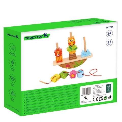 TOOKY TOY Układanka Balansująca Zwierzęta TOOKY TOY Układanka Balansująca Zwierzęta