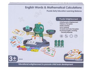 GRA EDUKACYJNA WAGA SZALKOWA DINOZAUR NAUKA LICZENIA JĘZYKA ANGIELSKIEGO