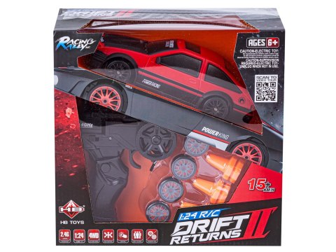 SAMOCHÓD ZDALNIE STEROWANY 1:24 AUTO RC DO DRIFTU TOYOTA 4X4 PILOT 2.4GHz