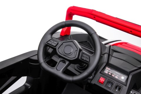 DUŻE AUTO NA AKUMULATOR BUGGY STRONG A032 180W 15KM/H KOŁA POMPOWANE SKÓRA