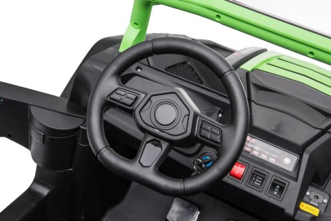 DUŻE AUTO NA AKUMULATOR BUGGY STRONG A032 180W 15KM/H KOŁA POMPOWANE SKÓRA