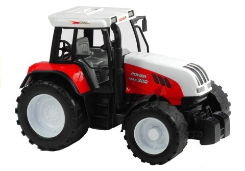 DUŻY TRAKTOR Z MASZYNĄ 65CM RUCHOME ELEMENTY NAPĘD PRASA DO SŁOMY 2 KOLORY