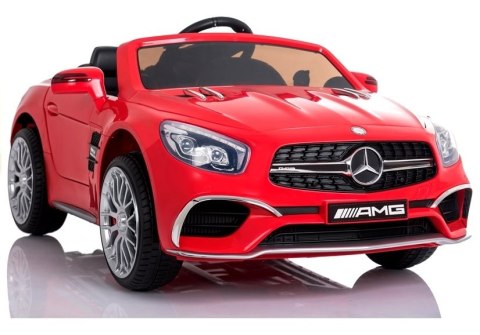 SAMOCHÓD NA AKUMULATOR AUTO MERCEDES SL65 LCD LED PILOT 2.4G KOŁA EVA SKÓRA