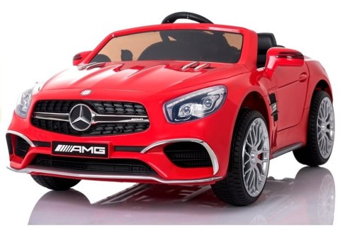 SAMOCHÓD NA AKUMULATOR AUTO MERCEDES SL65 LCD LED PILOT 2.4G KOŁA EVA SKÓRA