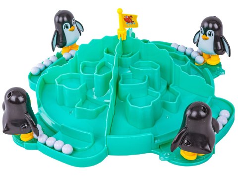 GRA ZRĘCZNOŚCIOWA RODZINNA PINGWINKOWE PIŁKARZYKI PIŁKA NOŻNA PENGUINS SET GO