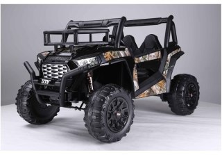 SAMOCHÓD NA AKUMULATOR JEEP AUTO DLA 2 DZIECI BUGGY JS360 2X200W SKÓRA PILOT