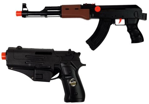 Zestaw Policjanta Dla Dzieci S.W.A.T Pistolety Kask Czarny Zestaw Policjanta Dla Dzieci S.W.A.T Pistolety Kask Czarny