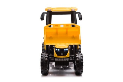 DUŻY TRAKTOR NA AKUMULATOR DLA DZIECKA HERCULES PRZYCZEPA KOPARKA 24V PILOT LED PASY MP3