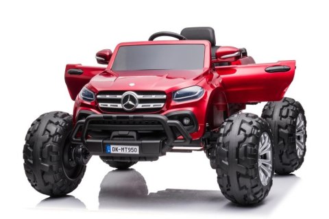 SAMOCHÓD NA AKUMULATOR AUTO TERENOWY MERCEDES DK-MT950 4X4 MONSTER MP4 LAKIER