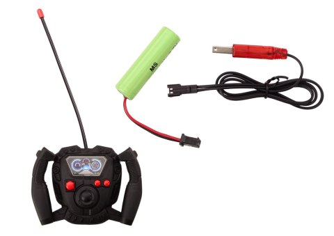 TRAKTOR ZDALNIE STEROWANY Z PRZYCZEPĄ CIĄGNIK RC 1:16 PILOT AKUMULATOR