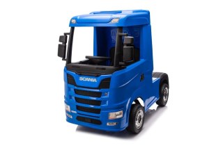 CIĘŻARÓWKA NA AKUMULATOR AUTO DLA DZIECKA SCANIA 500R 4X4 SKÓRA LED EVA MP3