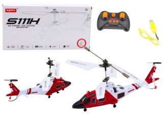 HELIKOPTER LATAJĄCY ZDALNIE STEROWANY RC SYMA S111H ŻYROSKOP LED PILOT AKUMULATOR