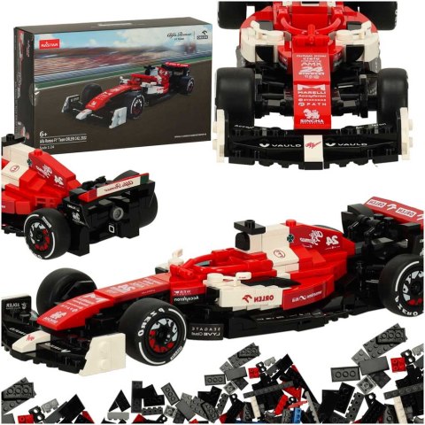 KLOCKI KONSTRUKCYJNE SAMOCHÓD ALFA ROMEO F1 C42 1:24 ZESTAW 340 EL. RASTAR