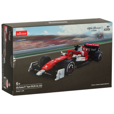 KLOCKI KONSTRUKCYJNE SAMOCHÓD ALFA ROMEO F1 C42 1:24 ZESTAW 340 EL. RASTAR