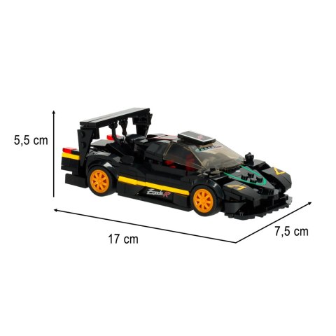 KLOCKI KONSTRUKCYJNE SAMOCHÓD PAGANI ZONDA R 1:28 ZESTAW 387 EL. RASTAR