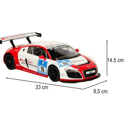 SAMOCHÓD ZDALNIE STEROWANY AUTO RC AUDI R8 LMS PERFORMANCE 1:14 RASTAR PILOT