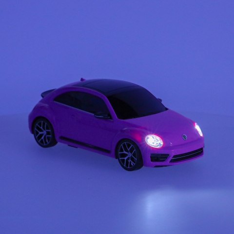 SAMOCHÓD ZDALNIE STEROWANY AUTO RC VOLKSWAGEN BEETLE 1:14 RÓŻOWY ŚWIATŁA RASTAR