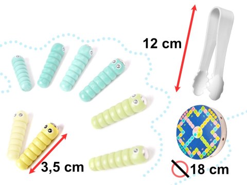 GRA ZRĘCZNOŚCIOWA ŁOWIENIE RYBEK GĄSIENICA MONTESSORI CHIŃCZYK DREWNIANA
