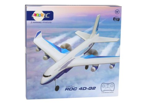 SAMOLOT LATAJĄCY ZDALNIE STEROWANY RC 4D-G2 ŚWIATŁA PILOT 2.4GHZ AKUMULATOR