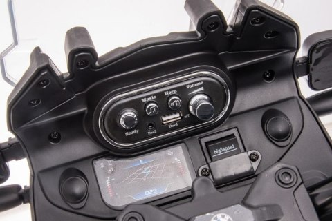 MOTOR NA AKUMULATOR DLA DZIECKA POLICJA JT5002B 2X45W BIEG WSTECZNY LED MP3 MOTOR NA AKUMULATOR DLA DZIECKA POLICJA JT5002B 2X45W BIEG WSTECZNY LED MP3
