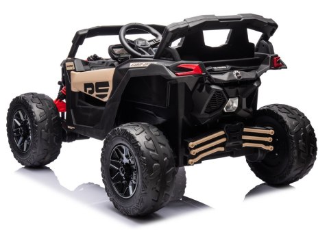 AUTO NA AKUMULATOR DLA DZIECI BUGGY DK-CA003 RS KHAKI LED SKÓRA EVA PILOT