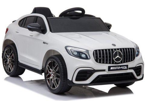 AUTO NA AKUMULATOR DLA DZIECI SAMOCHÓD MERCEDES GLC 63S 4X4 PILOT EVA SKÓRA