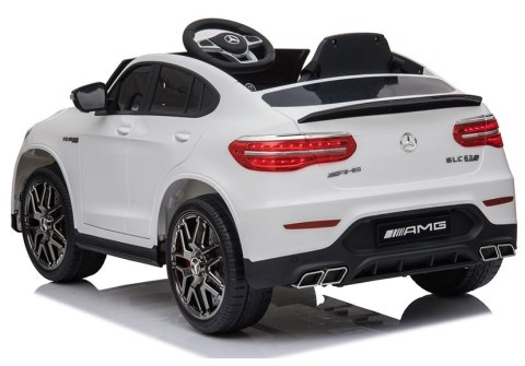 AUTO NA AKUMULATOR DLA DZIECI SAMOCHÓD MERCEDES GLC 63S 4X4 PILOT EVA SKÓRA