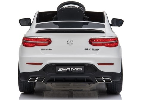 AUTO NA AKUMULATOR DLA DZIECI SAMOCHÓD MERCEDES GLC 63S 4X4 PILOT EVA SKÓRA