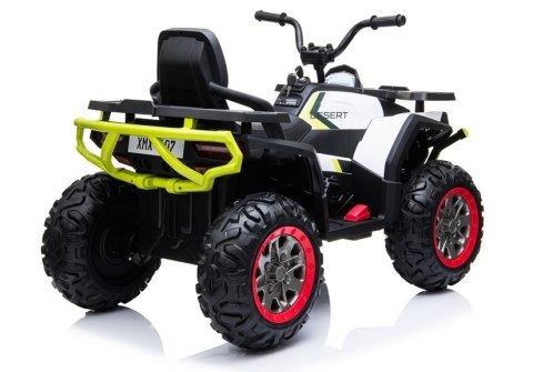 DUŻY QUAD NA AKUMULATOR DLA DZIECKA 3-5 LAT XMX607 4X4 EVA SKÓRA KLUCZYKI LED MP3