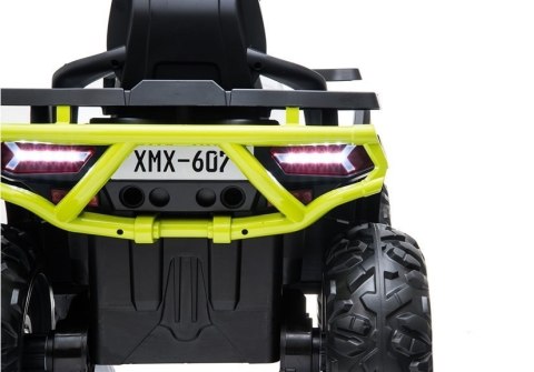 DUŻY QUAD NA AKUMULATOR DLA DZIECKA 3-5 LAT XMX607 4X4 EVA SKÓRA KLUCZYKI LED MP3