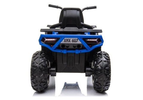 DUŻY QUAD NA AKUMULATOR DLA DZIECKA 3-5 LAT XMX607 4X4 EVA SKÓRA KLUCZYKI LED MP3