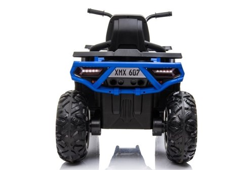 DUŻY QUAD NA AKUMULATOR DLA DZIECKA 3-5 LAT XMX607 4X4 EVA SKÓRA KLUCZYKI LED MP3