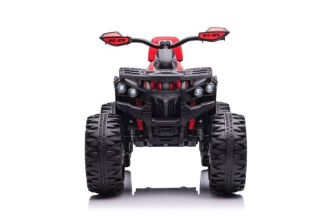 QUAD NA AKUMULATOR DLA DZIECI 3-6 LAT QLS-3288 AMORTYZATORY 4X4 SKÓRA EVA LED MP3 RADIO