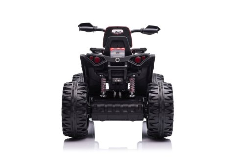 QUAD NA AKUMULATOR DLA DZIECI 3-6 LAT QLS-3288 AMORTYZATORY 4X4 SKÓRA EVA LED MP3 RADIO