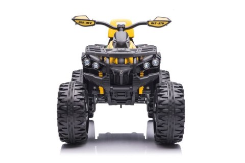 QUAD NA AKUMULATOR DLA DZIECI 3-6 LAT QLS-3288 AMORTYZATORY 4X4 SKÓRA EVA LED MP3 RADIO