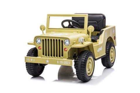 SAMOCHÓD NA AKUMULATOR DLA DZIECKA JEEP DŻIP JH-103 4X4 LED SKÓRA EVA PILOT