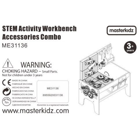 MASTERKIDZ Zestaw Akcesoriów do Stołu Warsztatowego STEM 111 el. MASTERKIDZ Zestaw Akcesoriów do Stołu Warsztatowego STEM 111 el.