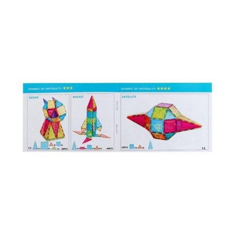 WOOPIE Magnetyczne Klocki Konstrukcyjne Montessori 3D WOOPIE Magnetyczne Klocki Konstrukcyjne Montessori 3D